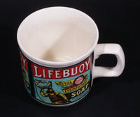 Rare Vintage Lifebuoy Lever Royal Disinfectant Soap Advertising Ceramic Coffee Mug Collectible Made in Ireland