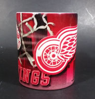 1996 Xpres Corp. NHL Detroit Red Wings Ice Hockey Team Red and White Ceramic Coffee Mug Sports Collectible - Treasure Valley Antiques & Collectibles