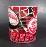 1996 Xpres Corp. NHL Detroit Red Wings Ice Hockey Team Red and White Ceramic Coffee Mug Sports Collectible - Treasure Valley Antiques & Collectibles