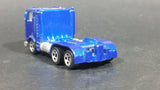 1997 Hot Wheels Race Team II Ramp Truck Semi Tractor Metalflake Blue Die Cast Toy Car Rig Vehicle - Treasure Valley Antiques & Collectibles