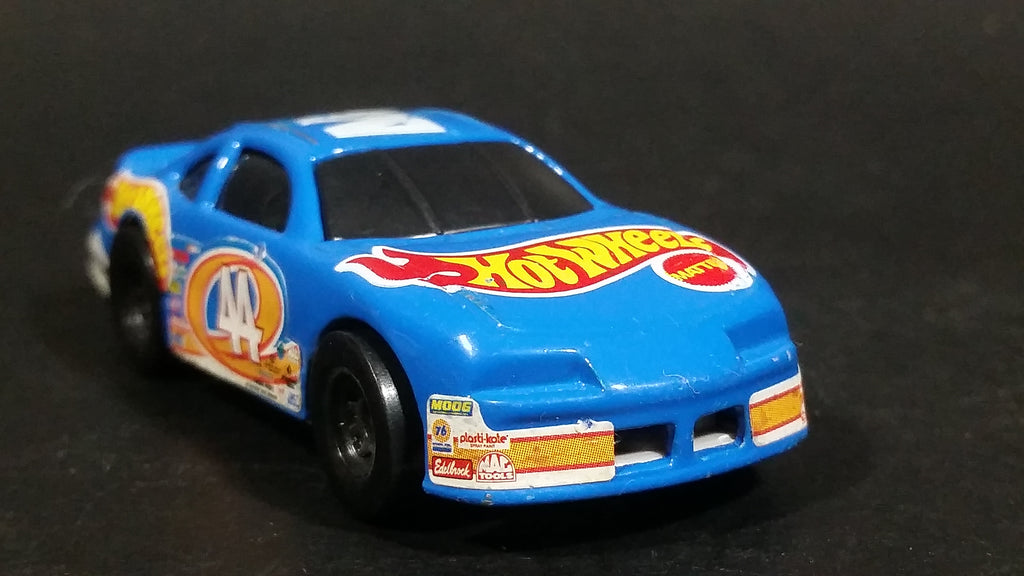 2000 Hot Wheels Racer Nascar #44 7/20 Blue Die Cast Toy Race Car Vehic ...