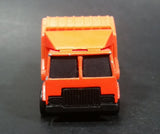 1992 Hot Wheels Recycling Truck Orange Die Cast Plastic Toy Car Vehicle with Moving Dumper - Treasure Valley Antiques & Collectibles