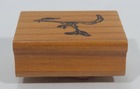 Vintage Looney Tunes Roadrunner Bird Wooden Rubber Stamp Cartoon Character Television Collectible