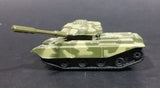 Unknown Brand Army Military Green Camouflage Tank Die Cast Toy Car Weaponry Vehicle with Rotating Turret - Treasure Valley Antiques & Collectibles