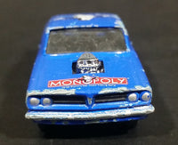 1996 Johnny Lightning Parker Brothers Real Estate Trading Game Monopoly Blue Die Cast Toy Car Vehicle - Treasure Valley Antiques & Collectibles