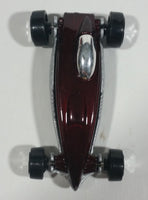 1999 Hot Wheels Street Raptor Maroon Dark Red Die Cast Toy Car - McDonald's Happy Meal 13/16 - Treasure Valley Antiques & Collectibles