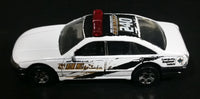 2001 Hot Wheels Police Cruiser 240 County Sheriff White Die Cast Toy Emergency Response Cop Vehicle - Treasure Valley Antiques & Collectibles