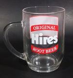 Vintage Hires Root Beer Soda Pop Beverage PNE Pacific National Exhibition Clear Large Round Glass Mug - Treasure Valley Antiques & Collectibles