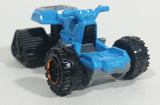 2015 Matchbox Lineup Moto Tracker Blue Die Cast Toy Car ATV Tracked Quad Vehicle - Treasure Valley Antiques & Collectibles