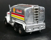 1984 Matchbox Shell Oil Peterbilt Tanker Truck White Die Cast Toy Car Fuel Transport Vehicle - Treasure Valley Antiques & Collectibles