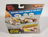 2007 Hot Wheels Speed Racer Race Talking Mach 5 White Plastic Toy Car Vehicle Target Exclusive - Treasure Valley Antiques & Collectibles