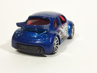 2012 Hot Wheels Volkswagen New Beetle Cup Dark Blue Die Cast Toy Car Vehicle - Treasure Valley Antiques & Collectibles