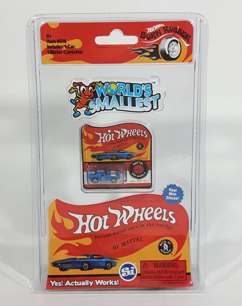 2017 Hot Wheels Burn Rubber World's Smallest #516 Rodger Dodger Blue T ...
