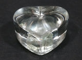 Small Clear Resin Heart Shaped Paper Weight