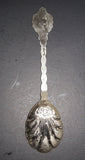 Vintage Hawaii Palm Tree Scene Collectible Floral Shell Spoon - Treasure Valley Antiques & Collectibles