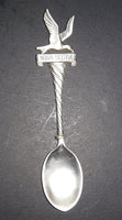 Vintage Nova Scotia Seagull Pewter Collectible Spoon - Treasure Valley Antiques & Collectibles