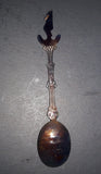 Vintage Grand Prairie, Alberta Swan Figural Collectible Spoon - Treasure Valley Antiques & Collectibles
