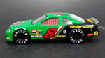 Unknown Brand #8 Stock Car "Super Racing" "Master Sound" Green Die Cast Toy Race Car Vehicle - Treasure Valley Antiques & Collectibles