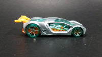 2013 Hot Wheels Road Rockets Impavido 1 Silver Die Cast Toy Car Vehicle - Treasure Valley Antiques & Collectibles