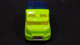 2014 Hot Wheels City Rescue Rapid Response Ambulance Lime Green Die Cast Toy Car Emergency Rescue Vehicle - Treasure Valley Antiques & Collectibles