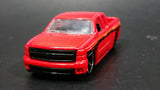 2015 Hot Wheels Showroom Then and Now Chevy Silverado Truck Red Die Cast Toy Car Vehicle - Treasure Valley Antiques & Collectibles