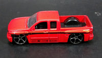 2015 Hot Wheels Showroom Then and Now Chevy Silverado Truck Red Die Cast Toy Car Vehicle - Treasure Valley Antiques & Collectibles