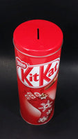 2013 Nestle Kit Kat Chocolate Bar Tall Tin Canister Coin Bank Sweets Candy Snacks Collectible - Treasure Valley Antiques & Collectibles