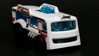 2015 Hot Wheels City Works Chill Mill Dairy Milk Truck White Die Cast Toy Car Vehicle