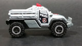2014 Matchbox Heroic Rescue Road Raider MBX Police Silver Black Die Cast Car Toy Off-Road Emergency Vehicle