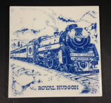 Canadian Pacific Railway CPR The Royal Hudson 2860 British Columbia Ceramic Tile Trivet - Treasure Valley Antiques & Collectibles