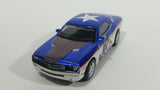 HTF 2010 Maisto Marvel Universe Power Racers Captain America Dodge Challenger Concept Pullback Friction Motorized Die Cast Toy Car Vehicle