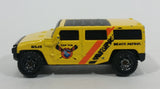 2003 Matchbox Car Shop Hummer H2 SUV Concept Yellow Die Cast Toy SUV Car Vehicle - Treasure Valley Antiques & Collectibles