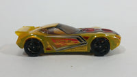 2014 Hot Wheels Race X-Raycers Nerve Hammer Transparent Yellow Die Cast Toy Car Vehicle - Treasure Valley Antiques & Collectibles