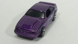 2009 Hot Wheels Mustang 45th Anniversary '92 Ford Mustang Dark Purple Die Cast Toy Car Vehicle - Treasure Valley Antiques & Collectibles