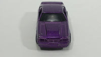 2009 Hot Wheels Mustang 45th Anniversary '92 Ford Mustang Dark Purple Die Cast Toy Car Vehicle