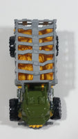 2015 Matchbox MBX Explorers Mauler Hauler Truck Army Green Die Cast Toy Car Vehicle