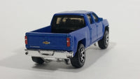 2014 Matchbox MBX Explorers 2014 Chevy Silverado 1500 Truck Blue Die Cast Toy Car Vehicle - Treasure Valley Antiques & Collectibles