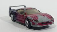 1997 Matchbox Ferrari F40 Purple to Blue Die Cast Toy Dream Car Vehicle