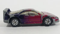 1997 Matchbox Ferrari F40 Purple to Blue Die Cast Toy Dream Car Vehicle