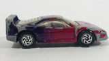 1997 Matchbox Ferrari F40 Purple to Blue Die Cast Toy Dream Car Vehicle