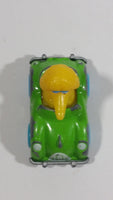1981, 1983 Playskool The Muppets Sesame Street Big Bird Green Die Cast Toy Car Vehicle