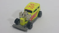 1990 Hot Wheels Super California Customs '32 Ford Vicky Cool Duel Bright Yellow Die Cast Toy Hot Rod Car Vehicle - Treasure Valley Antiques & Collectibles