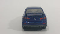 2008 Hot Wheels 2008 Lancer Evolution Blue Die Cast Toy Car Vehicle - Treasure Valley Antiques & Collectibles