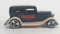 2002 Hot Wheels Wild Frontier '32 Ford Delivery Truck Black Die Cast Toy Car Vehicle Base Error Made in 198