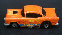 2001 Hot Wheels Final Run Color Racers '55 Chevy Orange Die Cast Toy Car Hot Rod Vehicle - Treasure Valley Antiques & Collectibles