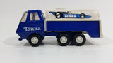 Rare Vintage 1979 Tonka Formula1 F1 Racing Fuel Gas Tanker Truck Blue White Pressed Steel Toy Car Vehicle