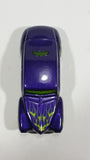 2011 Hot Wheels DC Comics Heat Fleet Green Lantern Tail Dragger Purple Die Cast Toy Car Vehicle
