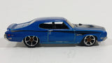 2010 Hot Wheels Muscle Mania '70 Buick GSX  Electric Blue Die Cast Toy Car Vehicle - Treasure Valley Antiques & Collectibles
