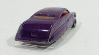 1990 Hot Wheels Purple Passion Red Interior White Wall Dark Purple Die Cast Toy Car Vehicle