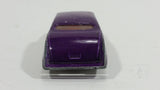1990 Hot Wheels Purple Passion Red Interior White Wall Dark Purple Die Cast Toy Car Vehicle - Treasure Valley Antiques & Collectibles